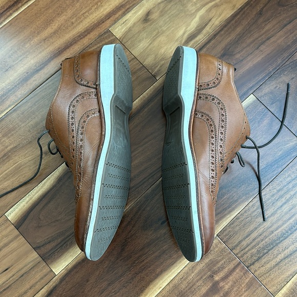 COLE HAAN ZERO GRAND GO TO BROWN LEATHER WINGTIP MENS 9 1/2M main image 11